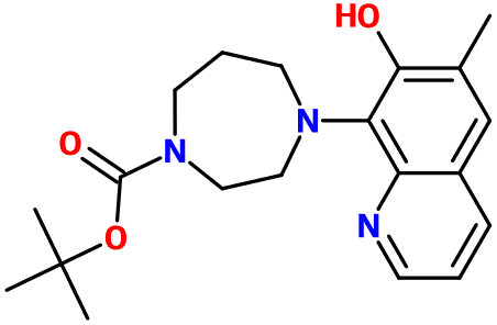(image for) MC080055 4-(7-Hydroxy-6-methylquinolin-8-yl)-[1,4]diazepane-1-carboxylic acid tert-butyl ester